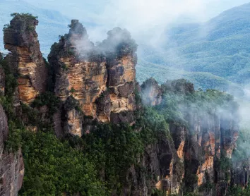 Sydney Blue Mountains Vue Paysage Randonnée